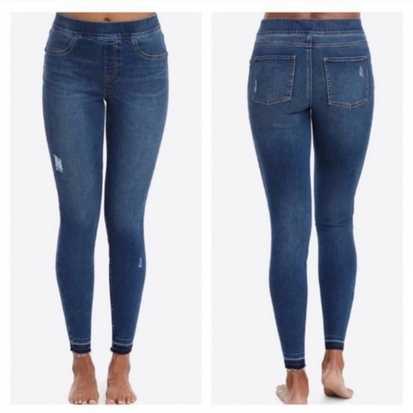 NWT SPANX Pull-On Skinny Jeans. Tummy Control Technologie $128 - Picture 2 of 12